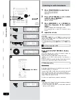 Предварительный просмотр 12 страницы Panasonic SAAK200 - MINI-HES/W CD PLAYER Operating Instructions Manual