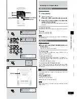 Предварительный просмотр 19 страницы Panasonic SAAK200 - MINI-HES/W CD PLAYER Operating Instructions Manual