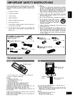 Preview for 3 page of Panasonic SAAK220 - MINI HES W/CD PLAYER Operating Instructions Manual