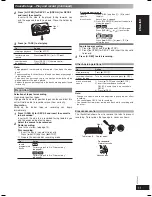 Preview for 11 page of Panasonic SAAK240 - HES SYSTEM Operating Instructions Manual