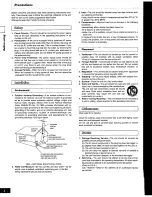 Preview for 4 page of Panasonic SAAK25 - MINI HES W/CD-P Operating Instructions Manual