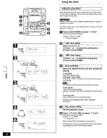 Preview for 28 page of Panasonic SAAK25 - MINI HES W/CD-P Operating Instructions Manual