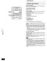 Preview for 30 page of Panasonic SAAK25 - MINI HES W/CD-P Operating Instructions Manual