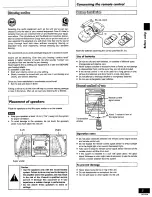 Preview for 5 page of Panasonic SAAK47 - MINI HES W/CD-PLAYER Operating Instructions Manual