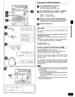 Preview for 13 page of Panasonic SAAK47 - MINI HES W/CD-PLAYER Operating Instructions Manual