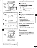 Preview for 21 page of Panasonic SAAK47 - MINI HES W/CD-PLAYER Operating Instructions Manual