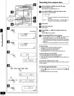 Preview for 22 page of Panasonic SAAK47 - MINI HES W/CD-PLAYER Operating Instructions Manual