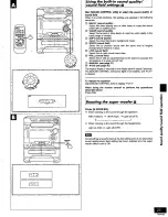 Preview for 25 page of Panasonic SAAK47 - MINI HES W/CD-PLAYER Operating Instructions Manual