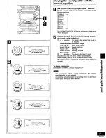 Preview for 27 page of Panasonic SAAK47 - MINI HES W/CD-PLAYER Operating Instructions Manual