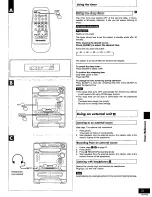 Preview for 31 page of Panasonic SAAK47 - MINI HES W/CD-PLAYER Operating Instructions Manual