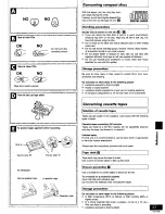 Preview for 33 page of Panasonic SAAK47 - MINI HES W/CD-PLAYER Operating Instructions Manual