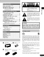 Preview for 3 page of Panasonic SAAK66 - MINI HES W/CD PLAYER Operating Instructions Manual