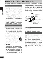 Preview for 4 page of Panasonic SAAK66 - MINI HES W/CD PLAYER Operating Instructions Manual