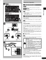 Preview for 5 page of Panasonic SAAK66 - MINI HES W/CD PLAYER Operating Instructions Manual