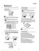 Предварительный просмотр 5 страницы Panasonic SAAK90 - MINI HES W/CD-P Instructions Manual