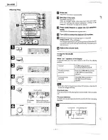 Предварительный просмотр 6 страницы Panasonic SAAK90 - MINI HES W/CD-P Instructions Manual