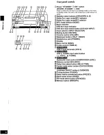 Preview for 6 page of Panasonic SAAX720 - RECEIVER Operating Manual