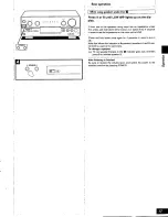 Preview for 17 page of Panasonic SAAX720 - RECEIVER Operating Manual