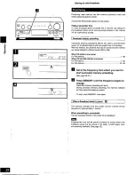 Preview for 22 page of Panasonic SAAX720 - RECEIVER Operating Manual