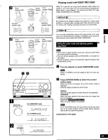 Предварительный просмотр 25 страницы Panasonic SAAX720 - RECEIVER Operating Manual