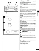 Предварительный просмотр 29 страницы Panasonic SAAX720 - RECEIVER Operating Manual