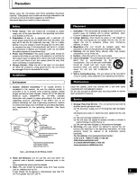 Preview for 3 page of Panasonic SAAX730 - RECEIVER Operating Instructions Manual