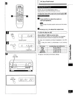 Preview for 27 page of Panasonic SAAX730 - RECEIVER Operating Instructions Manual