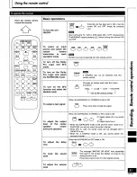 Preview for 31 page of Panasonic SAAX730 - RECEIVER Operating Instructions Manual