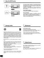 Preview for 38 page of Panasonic SAAX730 - RECEIVER Operating Instructions Manual