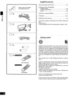 Предварительный просмотр 4 страницы Panasonic SAAX920 - RECEIVER Operating Manual