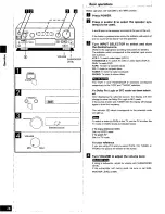 Предварительный просмотр 16 страницы Panasonic SAAX920 - RECEIVER Operating Manual