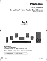 Panasonic SABTT268 Owner'S Manual preview