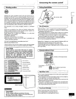 Предварительный просмотр 5 страницы Panasonic SADK1 - MINI HES W/CD Operating Instructions Manual