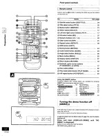 Предварительный просмотр 12 страницы Panasonic SADK1 - MINI HES W/CD Operating Instructions Manual