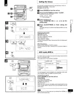 Предварительный просмотр 13 страницы Panasonic SADK1 - MINI HES W/CD Operating Instructions Manual