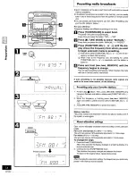 Предварительный просмотр 14 страницы Panasonic SADK1 - MINI HES W/CD Operating Instructions Manual