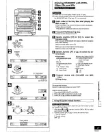 Предварительный просмотр 47 страницы Panasonic SADK1 - MINI HES W/CD Operating Instructions Manual