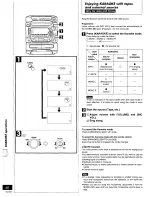 Предварительный просмотр 48 страницы Panasonic SADK1 - MINI HES W/CD Operating Instructions Manual