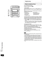 Предварительный просмотр 52 страницы Panasonic SADK1 - MINI HES W/CD Operating Instructions Manual