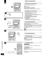 Предварительный просмотр 54 страницы Panasonic SADK1 - MINI HES W/CD Operating Instructions Manual