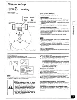 Preview for 7 page of Panasonic SADK10 - MINI CD/DVD CHANGER Operating Instructions Manual