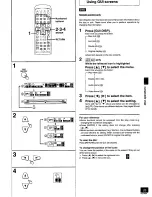 Preview for 25 page of Panasonic SADK10 - MINI CD/DVD CHANGER Operating Instructions Manual