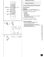 Preview for 35 page of Panasonic SADK10 - MINI CD/DVD CHANGER Operating Instructions Manual