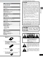 Предварительный просмотр 3 страницы Panasonic SADK20 - MINI CD/DVD CHANGER Operating Instructions Manual