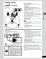 Предварительный просмотр 7 страницы Panasonic SADK20 - MINI CD/DVD CHANGER Operating Instructions Manual