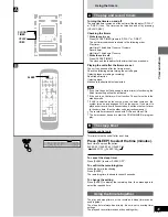 Предварительный просмотр 45 страницы Panasonic SADK20 - MINI CD/DVD CHANGER Operating Instructions Manual