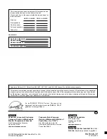 Предварительный просмотр 64 страницы Panasonic SADK20 - MINI CD/DVD CHANGER Operating Instructions Manual