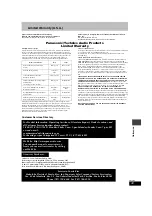 Preview for 39 page of Panasonic SADP1 - MINI HES W/CD PLAYER Operating Instructions Manual