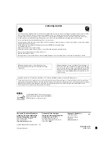 Preview for 40 page of Panasonic SADP1 - MINI HES W/CD PLAYER Operating Instructions Manual