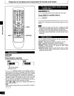 Предварительный просмотр 18 страницы Panasonic SADT100 - MINI SYSTEM RECEIVER Operating Instructions Manual